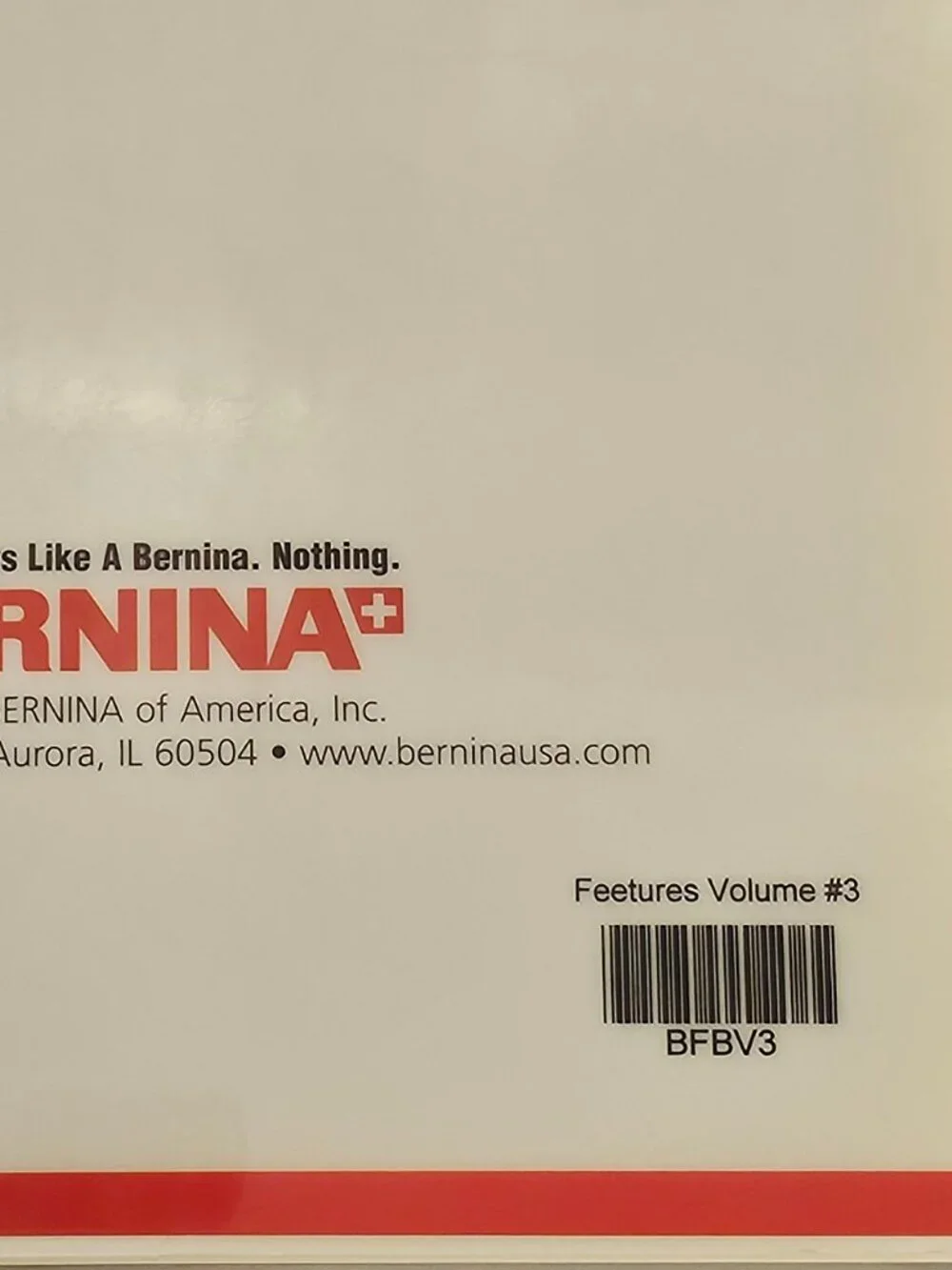 Bernina Feetures: Volume 3